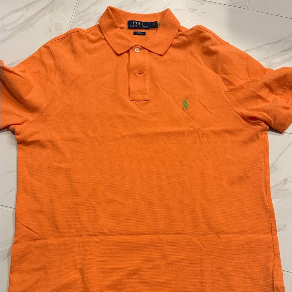 Polo by Ralph Lauren Men's Vibrant Orange Polo